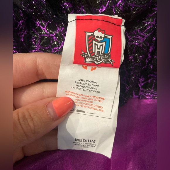 ❤️4 for $25❤️‎ Girls monster high Halloween costume dress size medium - Picture 2 of 2